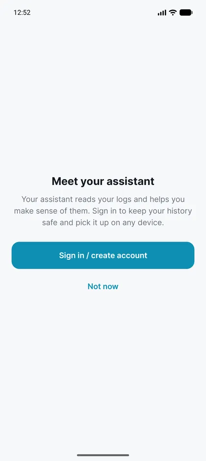 GLPMate AI assistant chat logging a meal and weight